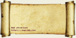 Mina Simjanović vizit kartica